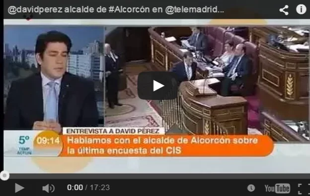 Entrevista David Pérez en Telemadrid