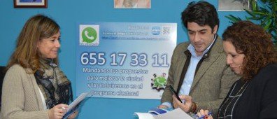 “Whatsappea a tu alcalde”
