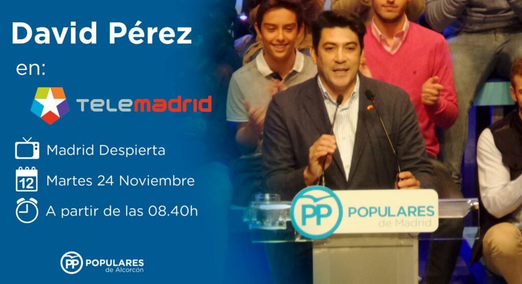 Entrevista a David Pérez, “Madrid Despierta” en Telemadrid