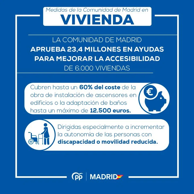 El Gobierno de Isabel Díaz Ayuso continúa aprobando medidas en favor de los madrileños