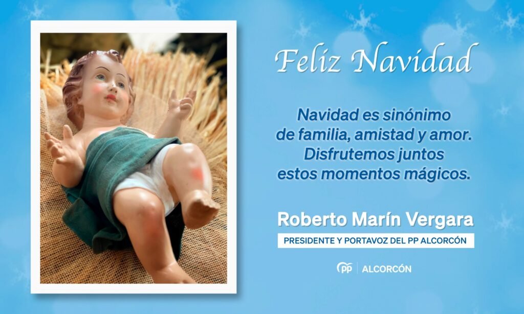 💙 El PP de Alcorcón te desea FELIZ NAVIDAD 🎄