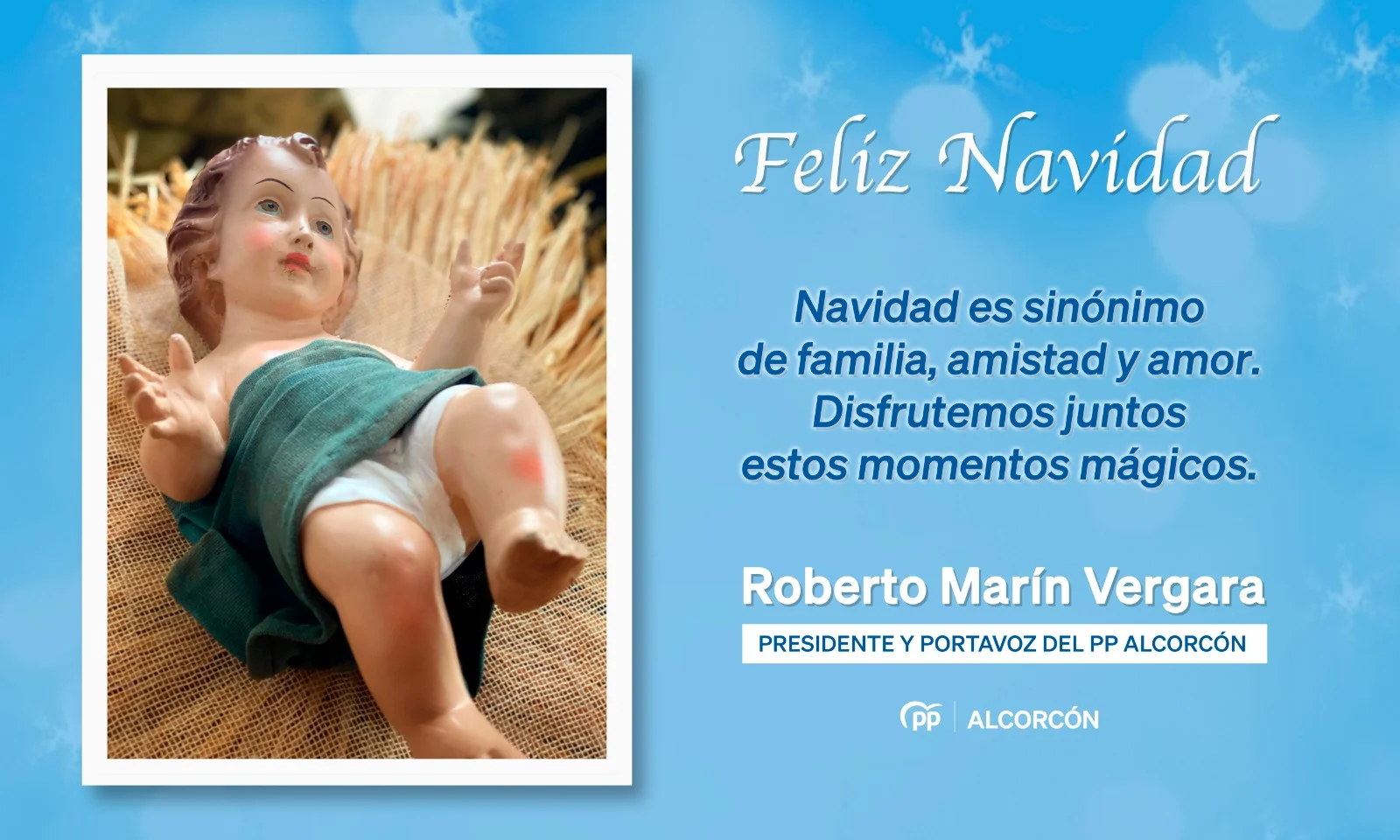 💙 El PP de Alcorcón te desea FELIZ NAVIDAD 🎄