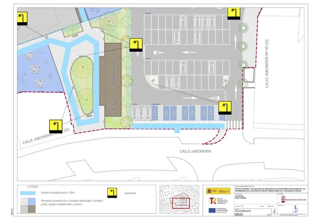El nuevo parking disuasorio de Jabonería ni “disuade”, ni mucho menos “convence”