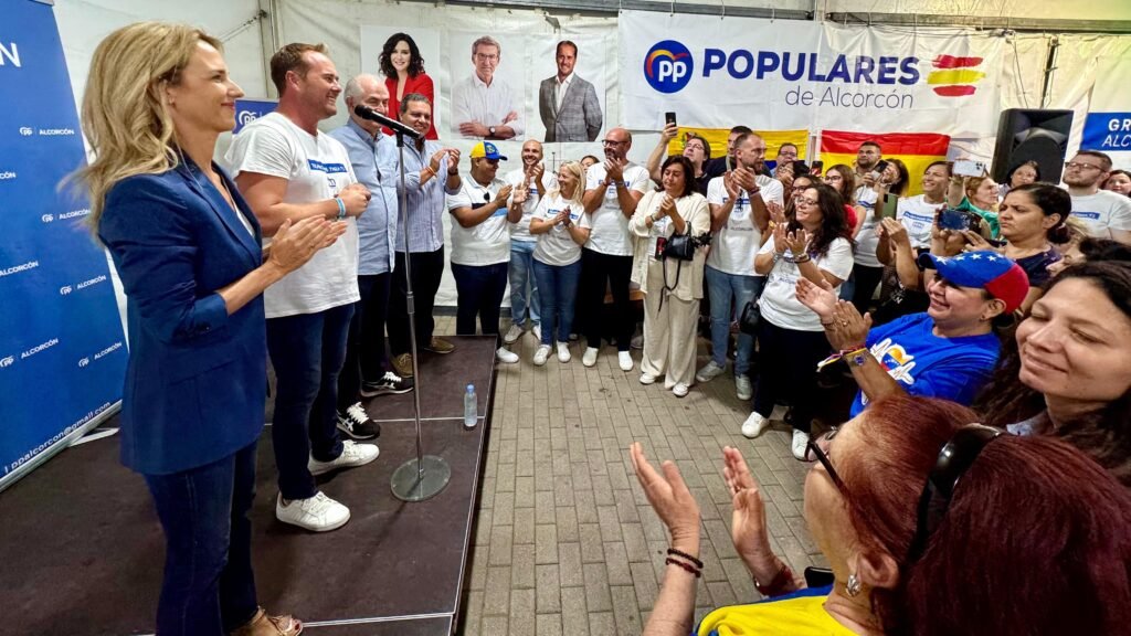 Cayetana Álvarez de Toledo en la Caseta del PP de Alcorcón: “Vamos a llegar hasta el final, llegar a la libertad definitiva en Venezuela”