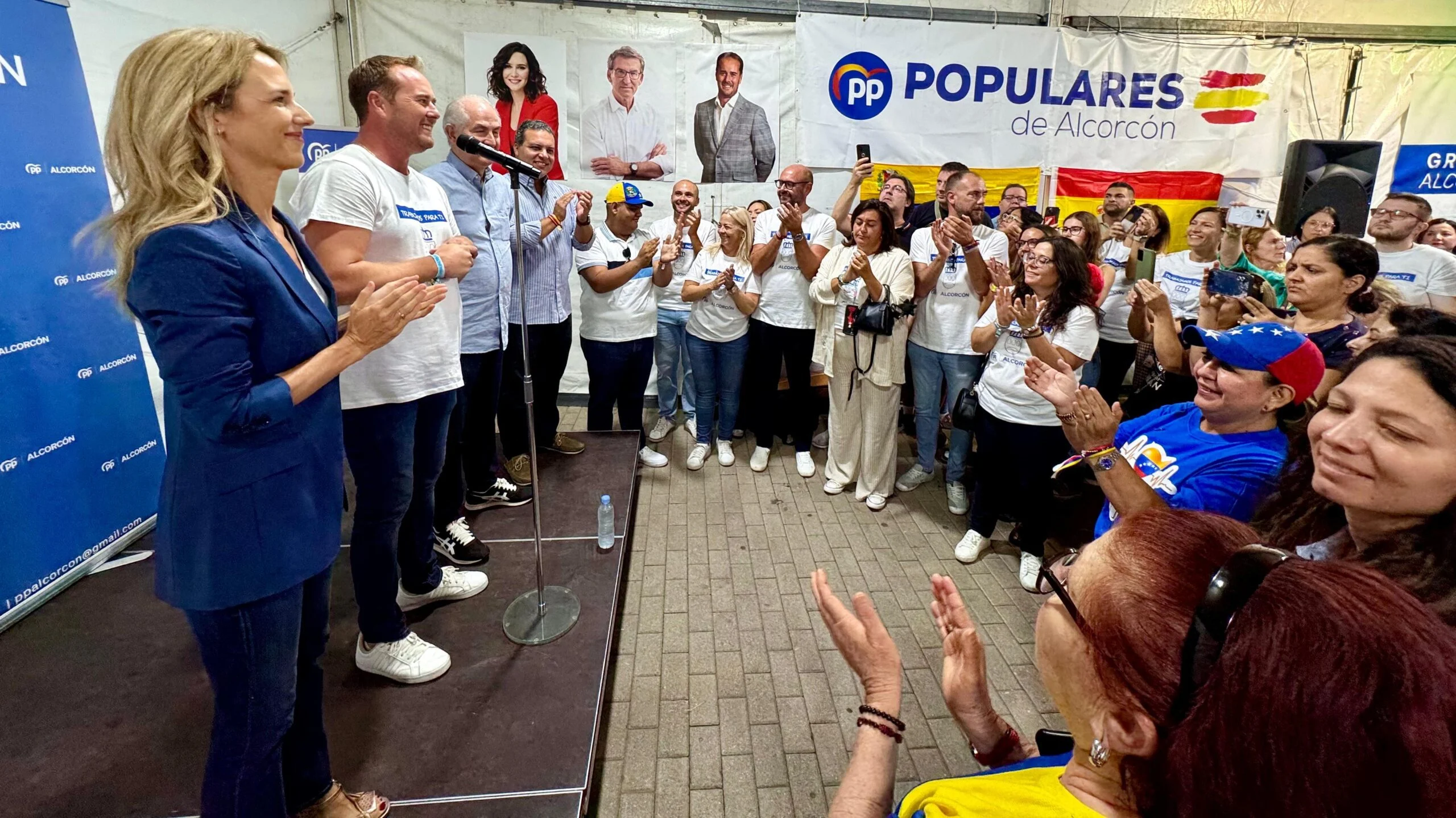 Cayetana Álvarez de Toledo en la Caseta del PP de Alcorcón: “Vamos a llegar hasta el final, llegar a la libertad definitiva en Venezuela”