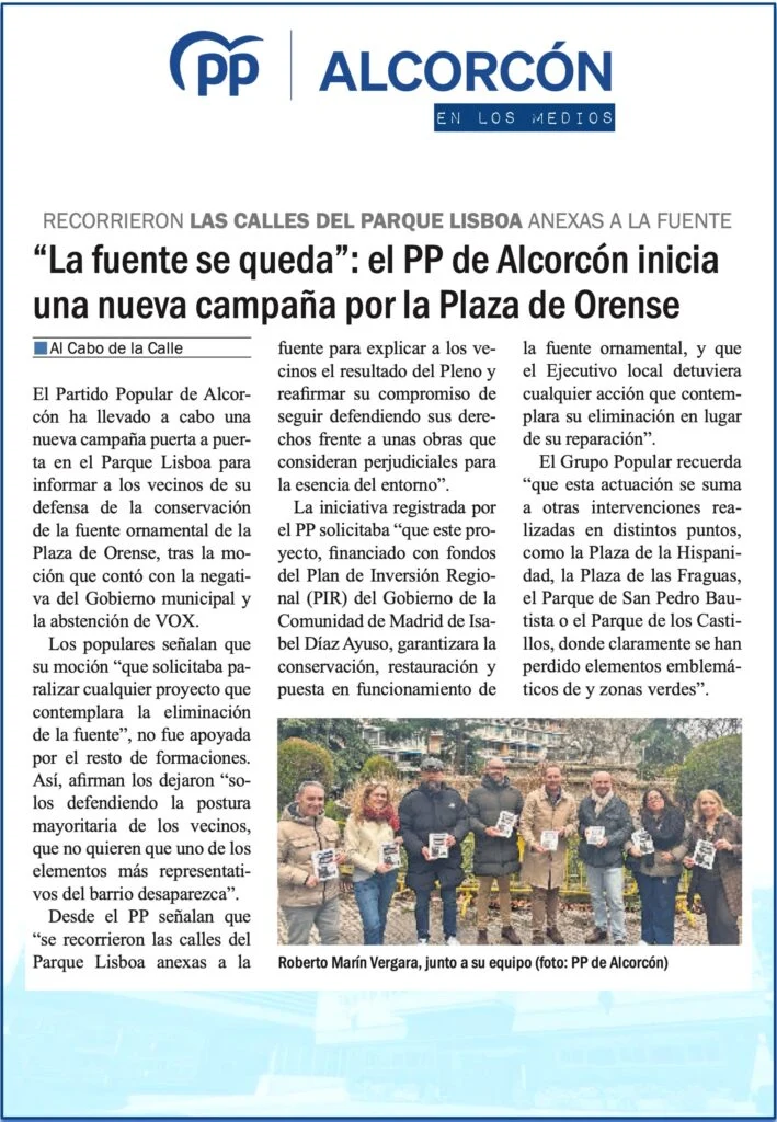 Aparicion en medios: Al Cabo de la Calle – 28 Enero 2026