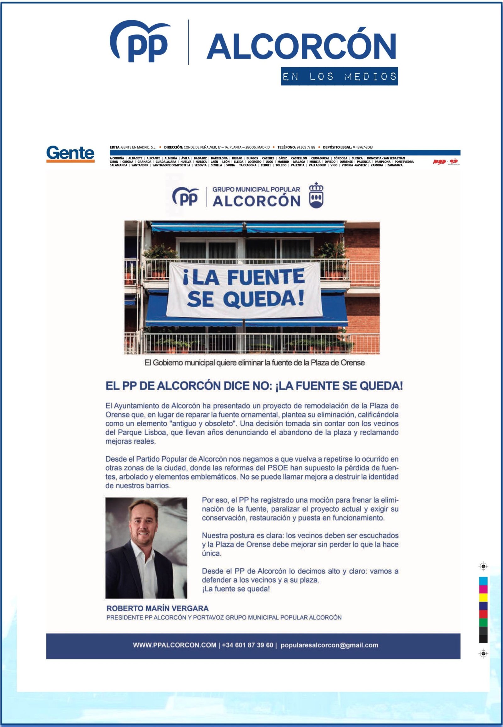 Aparicion en medios: GENTE Madrid – 30 Enero 2026