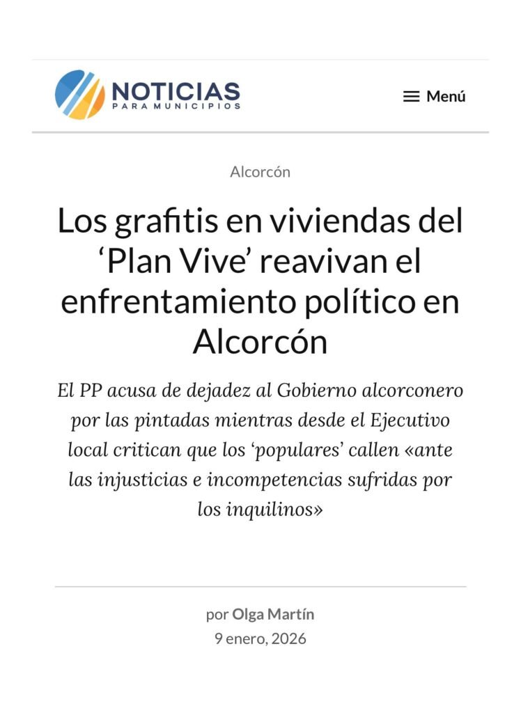 Aparicion en medios: Noticias para Municipios – 9 Enero 2026