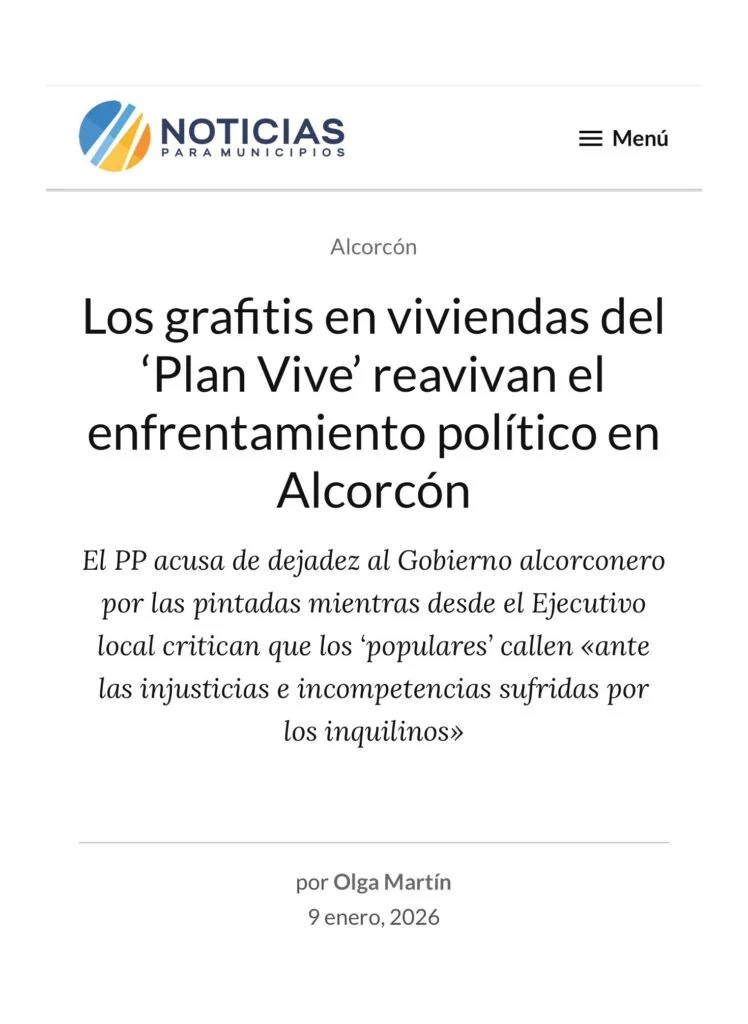Aparicion en medios: Noticias para Municipios – 9 Enero 2026