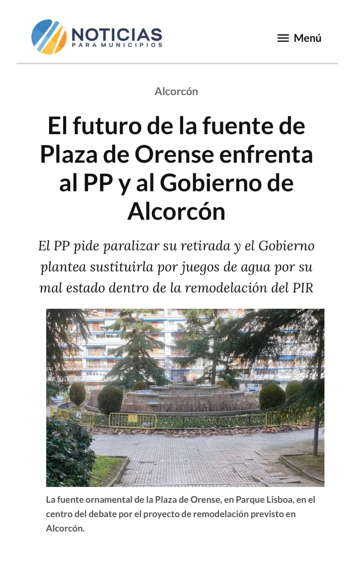 Aparicion en medios: Noticias para Municipios – 16 Enero 2026