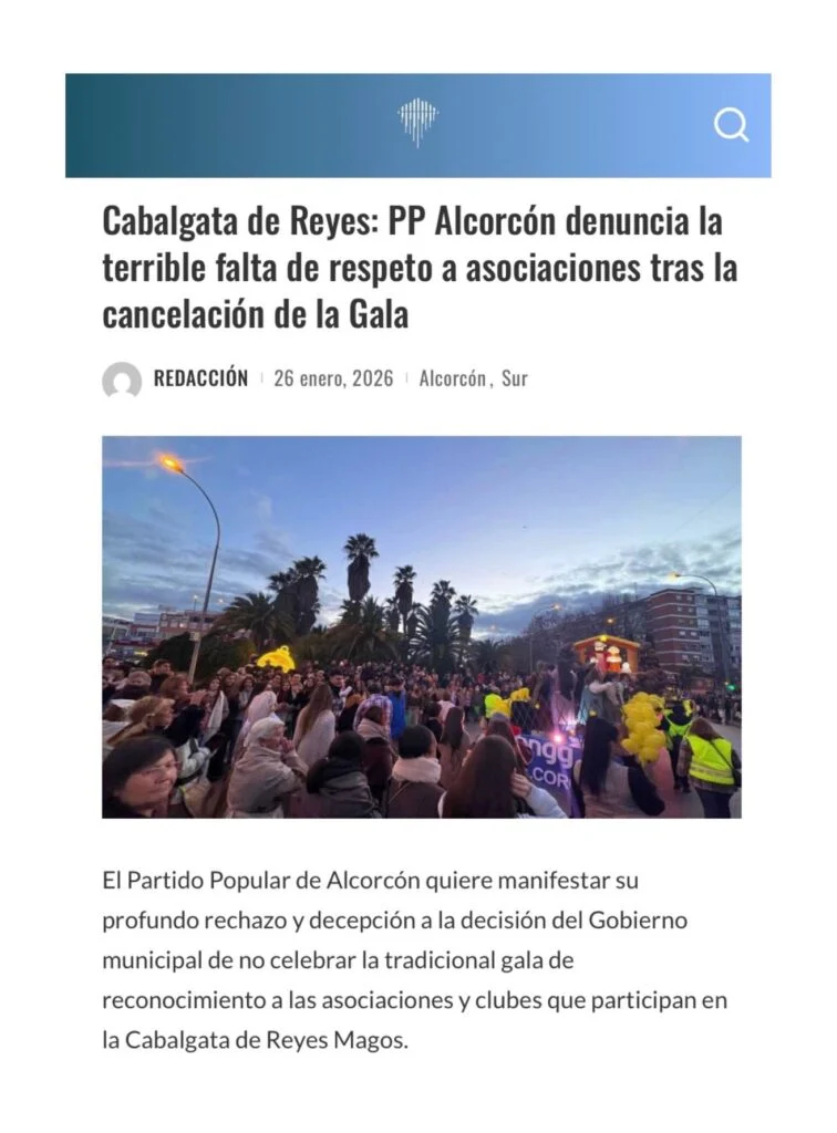 Aparicion en medios: El Iceberg de Madrid – 26 Enero 2026