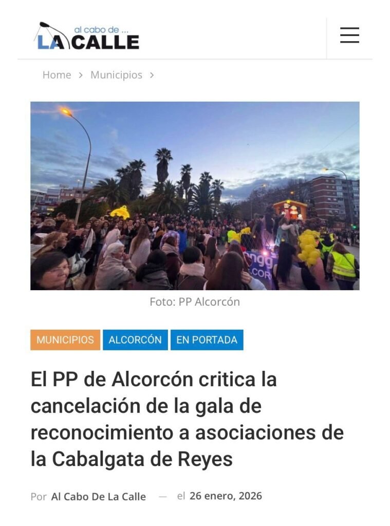 Aparicion en medios: Al Cabo de la Calle – 27 Enero 2026