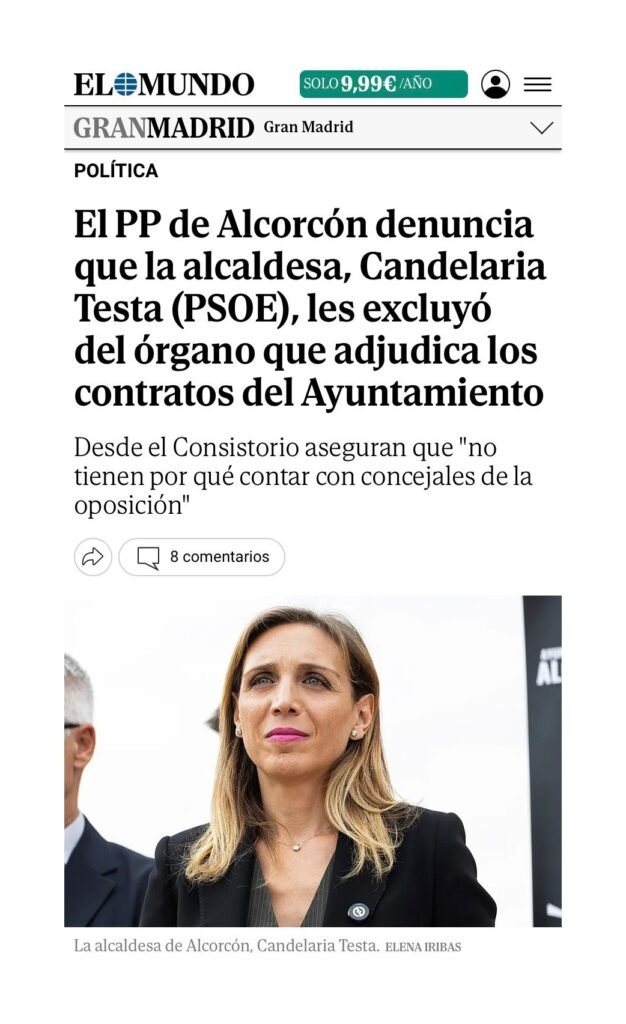 Aparicion en medios: El Mundo – 24 Enero 2026