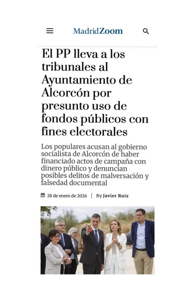 Aparicion en medios: Madrid Zoom – 28 Enero 2026