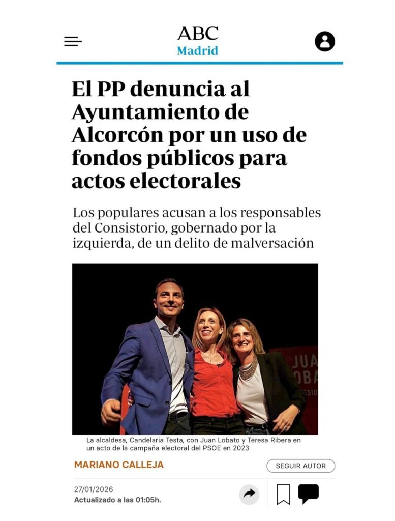 Aparicion en medios: Diario ABC – 26 Enero 2026