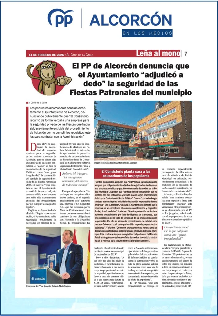 Aparicion en medios: Al Cabo de la Calle – 11 Febrero 2026