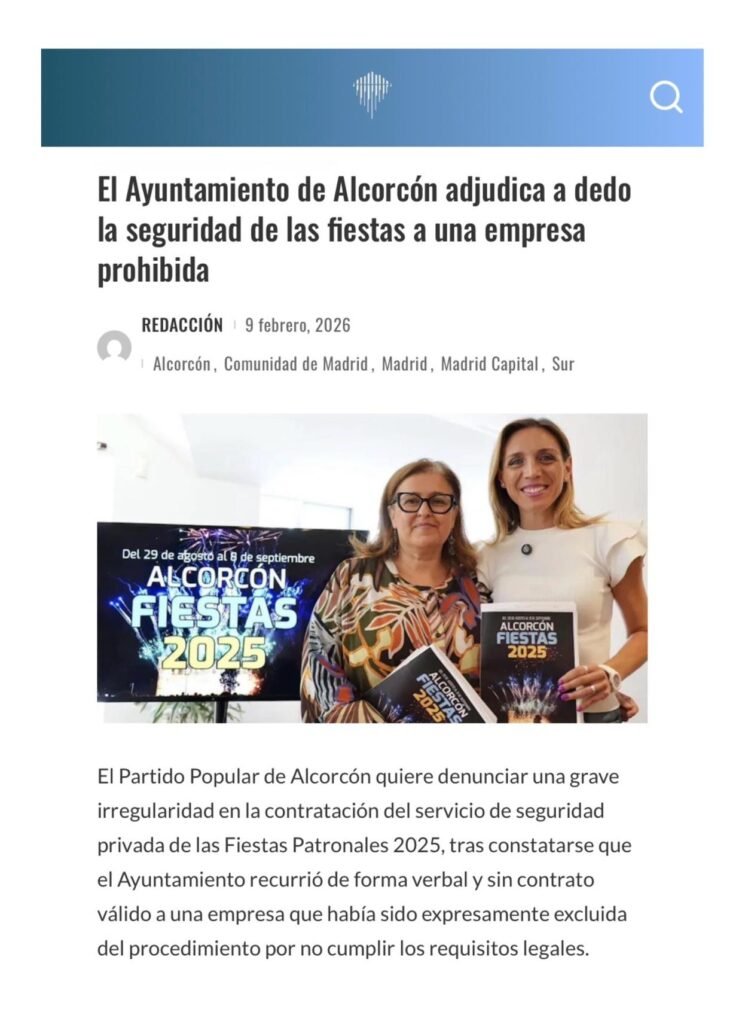 Aparicion en medios: El Iceberg de Madrid – 9 Febrero 2026