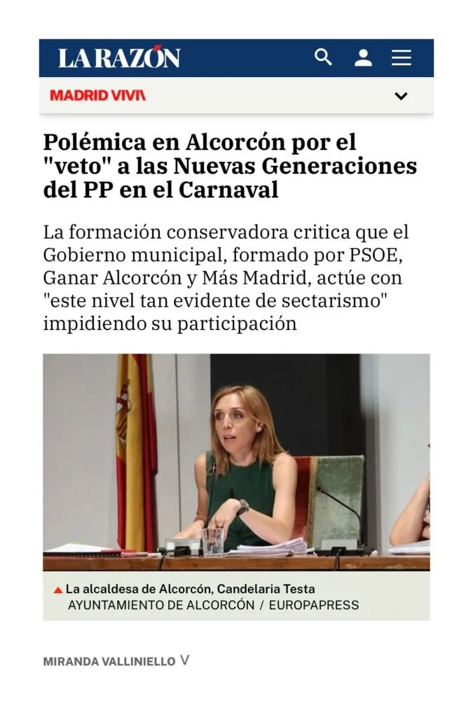 Aparicion en medios: La Razón – 10 Febrero 2026