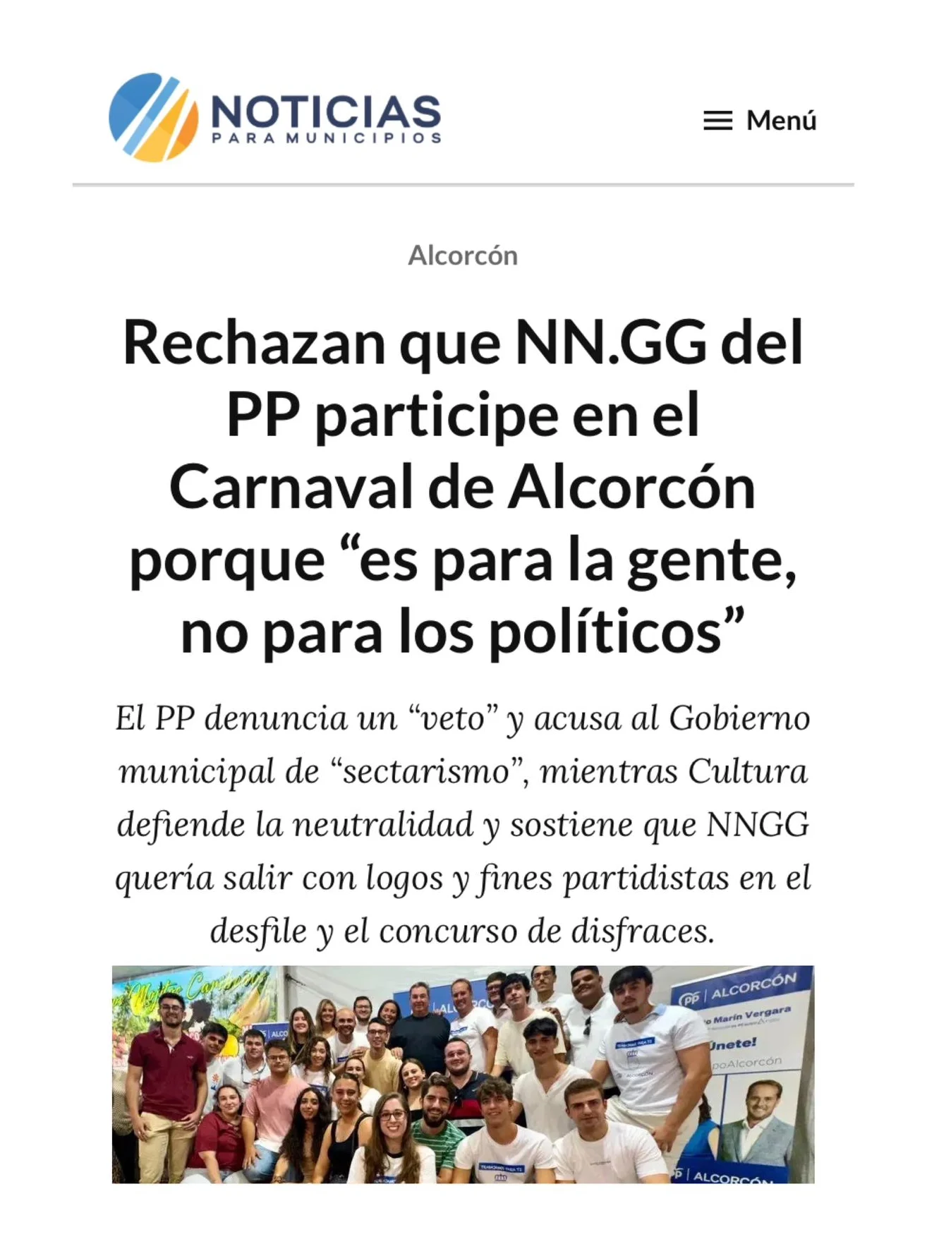 Aparicion en medios: Noticias Para Municipios – 12 Febrero 2026