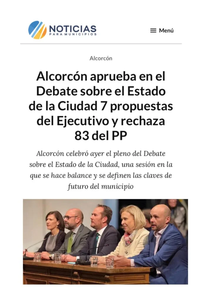 Aparicion en medios: Noticias Para Municipios – 20 Febrero 2026