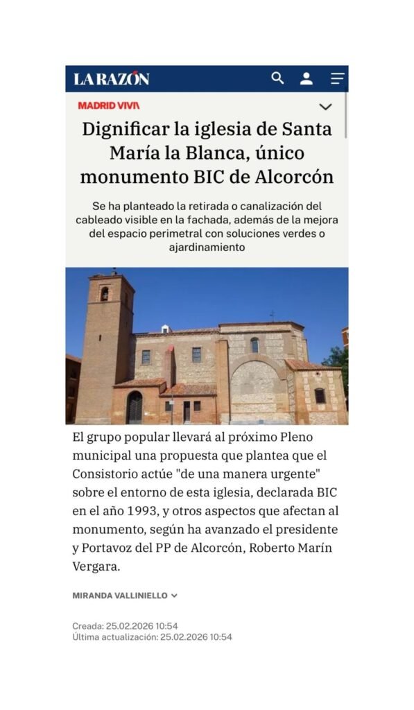 Aparicion en medios: La Razón – 25 Febrero 2026
