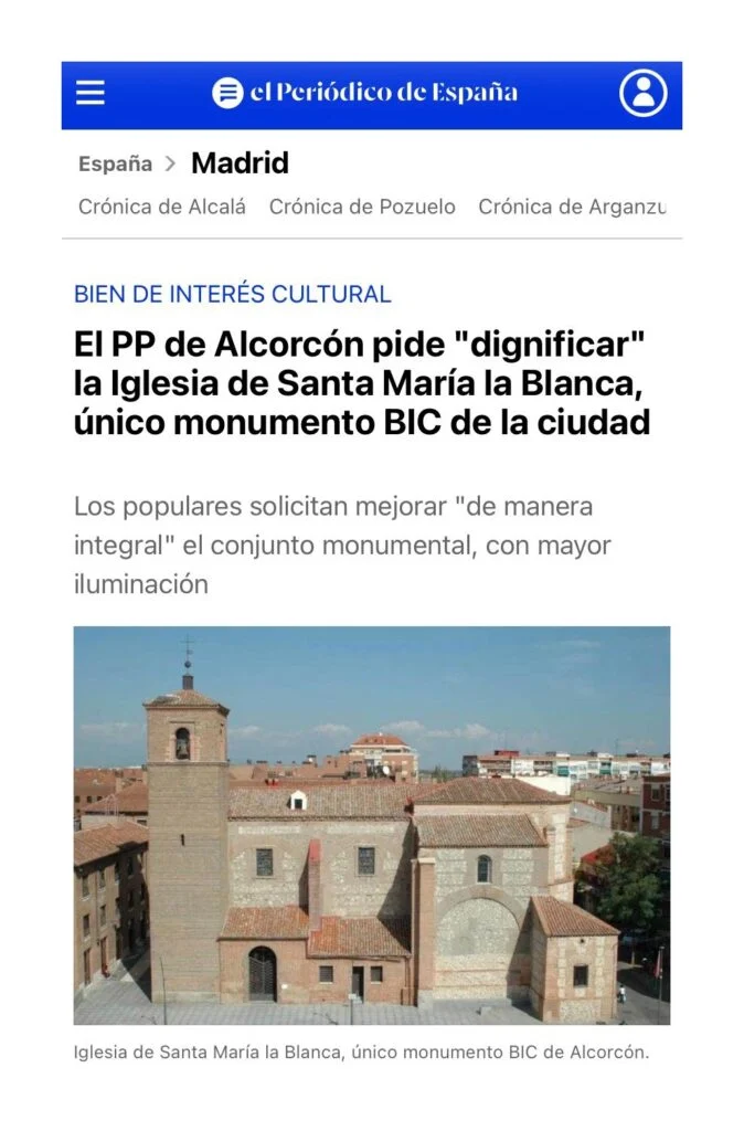 Aparicion en medios: El Periódico de España – 25 Febrero 2026