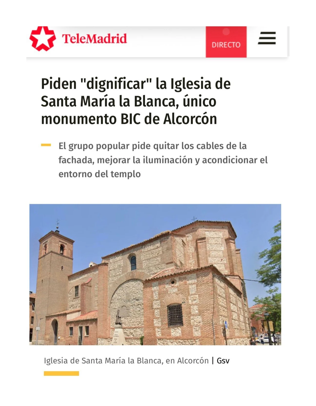 Aparicion en medios: TeleMadrid – 25 Febrero 2026