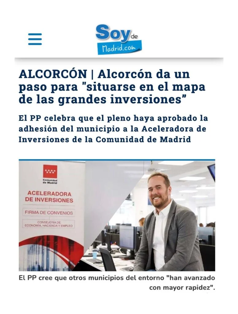 Aparicion en medios: Soy De Madrid – 27 Febrero 2026