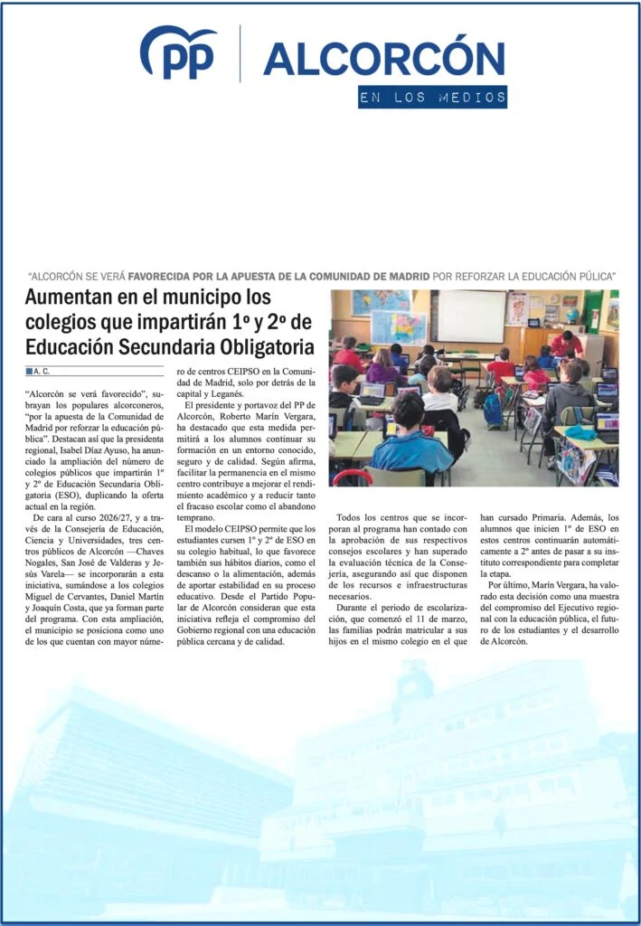 Aparicion en medios: Al Cabo de la Calle – 27 Marzo 2026