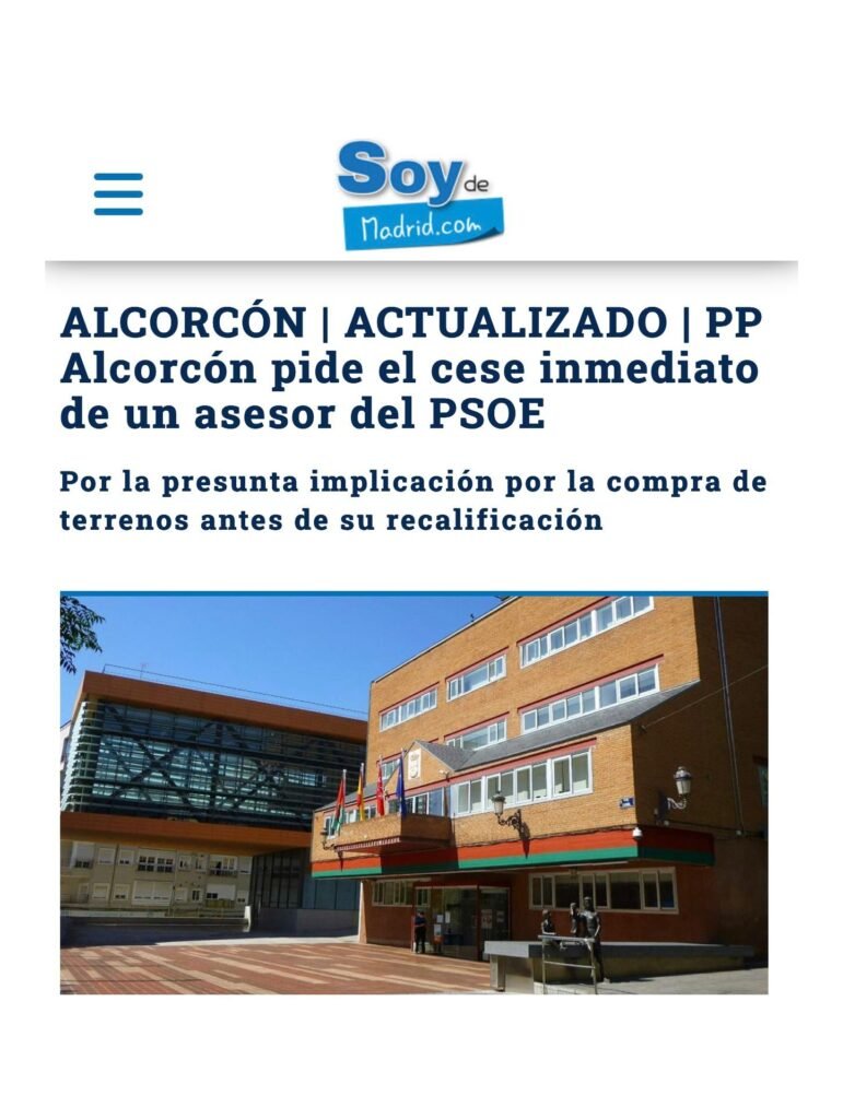 Aparicion en medios: Soy De Madrid – 6 Marzo 2026