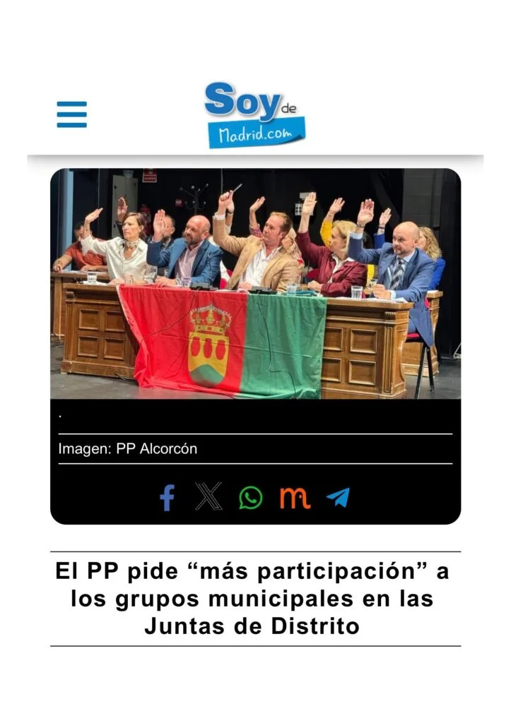 Aparicion en medios: Soy De Madrid – 2 Marzo 2026