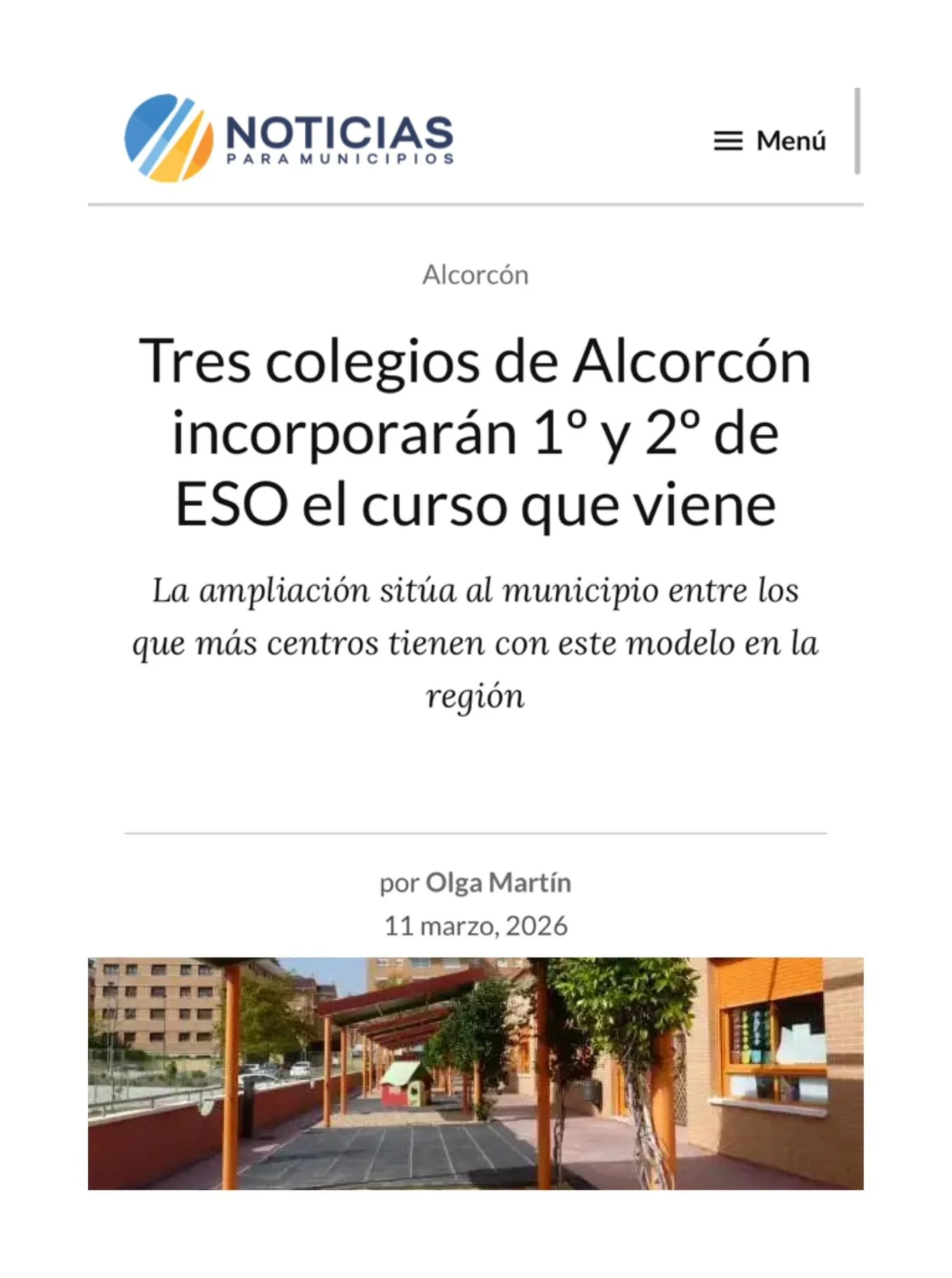 Aparicion en medios: Noticias Para Municipios – 11 Marzo 2026