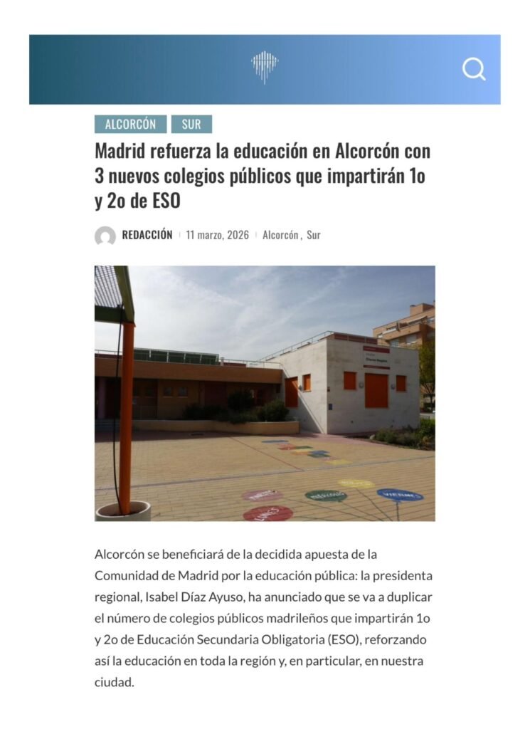 Aparicion en medios: El Iceberg de Madrid – 11 Marzo 2026