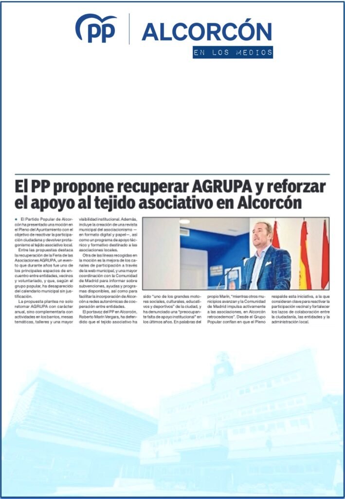 Aparicion en medios: La Gaceta de Alcorcón – Enero 2026